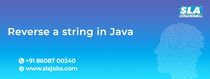 reverse string java