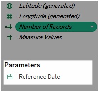 Parameters in Tableau number of records