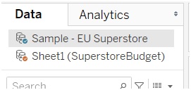tableau blending