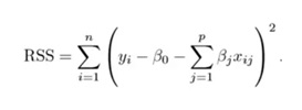 Regularization in Machine Learning residual sum of squares f1