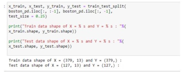 Regularization in Machine Learning training and testing sets